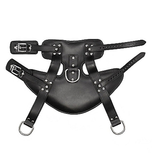 Pain Wrap-Around Leather Suspension Ankle Cuffs Cuffs and Restraints