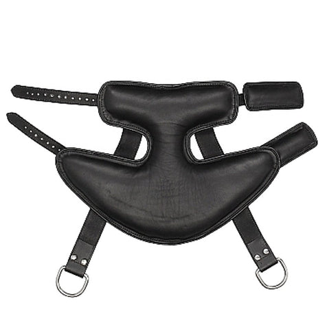 Pain Wrap-Around Leather Suspension Ankle Cuffs - Cuffs and Restraints