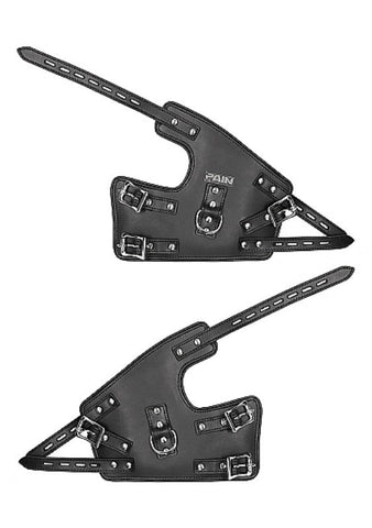 Pain Wrap-Around Leather Suspension Wrist Cuffs - Cuffs and Restraints