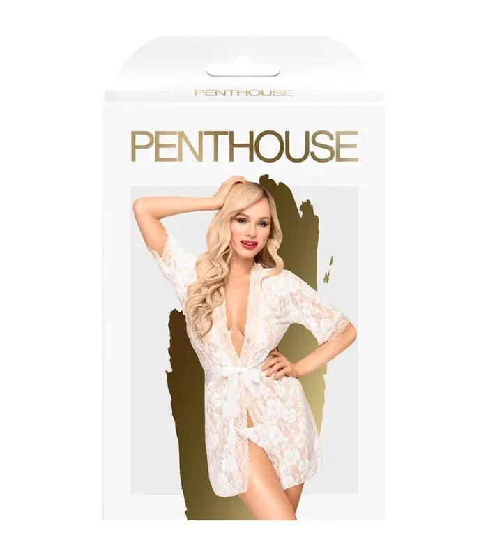 Penthouse Sweet Retreat White Kimono's and Gowns