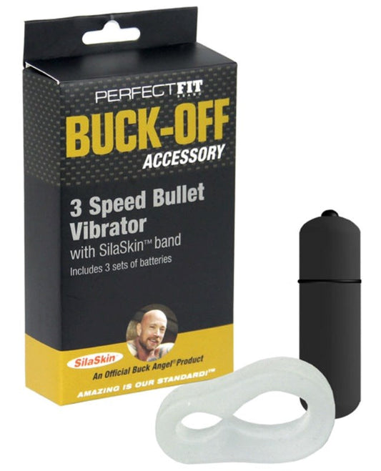 Perfect Fit Buck-Off 3 Speed Bullet Vibrator - Bullet Vibrators