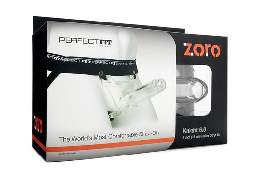 Perfect Fit Zoro Knight 6 inch Clear - Strap On Sextoys