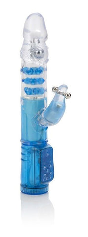 Pierced Lover Vibrator With Balls And Stimulators - Rabbit Vibrators