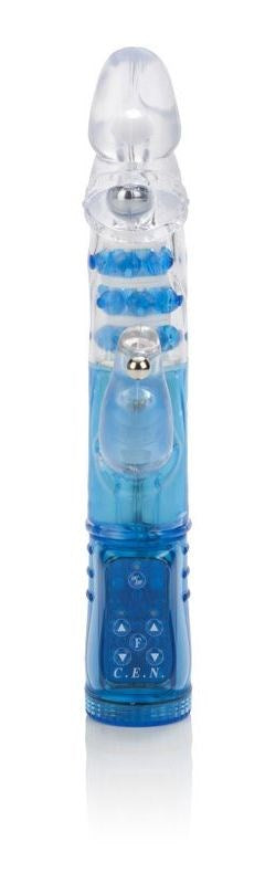 Pierced Lover Vibrator With Balls And Stimulators - Rabbit Vibrators