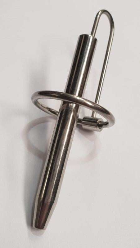 Pierceless Steel Princes Wand and Glans Ring - Penis Plugs