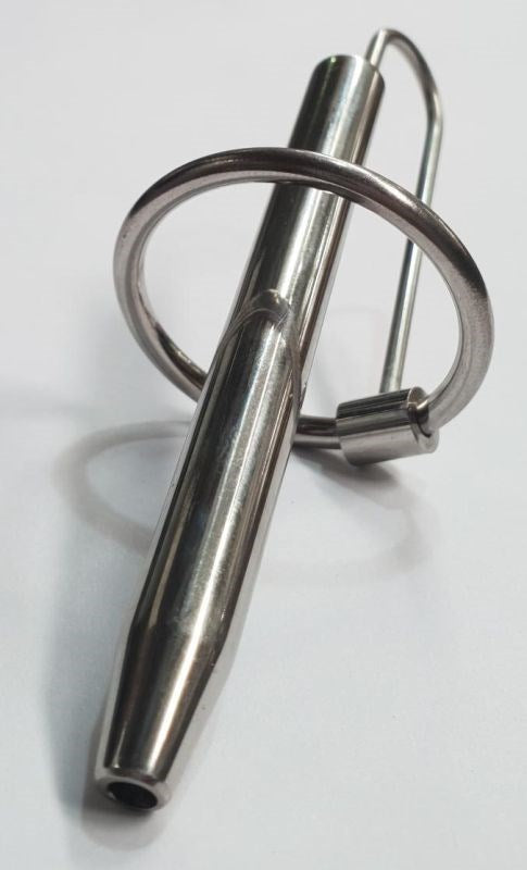 Pierceless Steel Princes Wand and Glans Ring - Penis Plugs