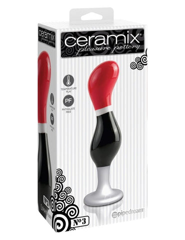 Pipedream Ceramix No 03 G Spot Curved Dildo - Glass Sex Toys