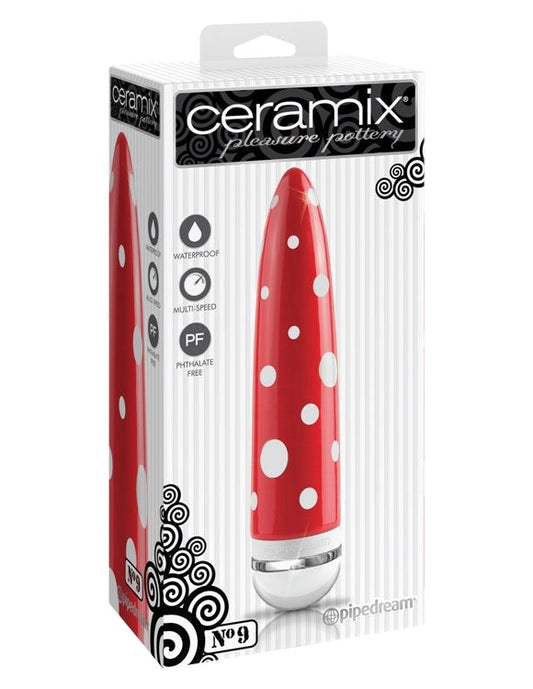 Pipedream Ceramix No 09 Vibrating Bullet Massager - Glass Sex Toys