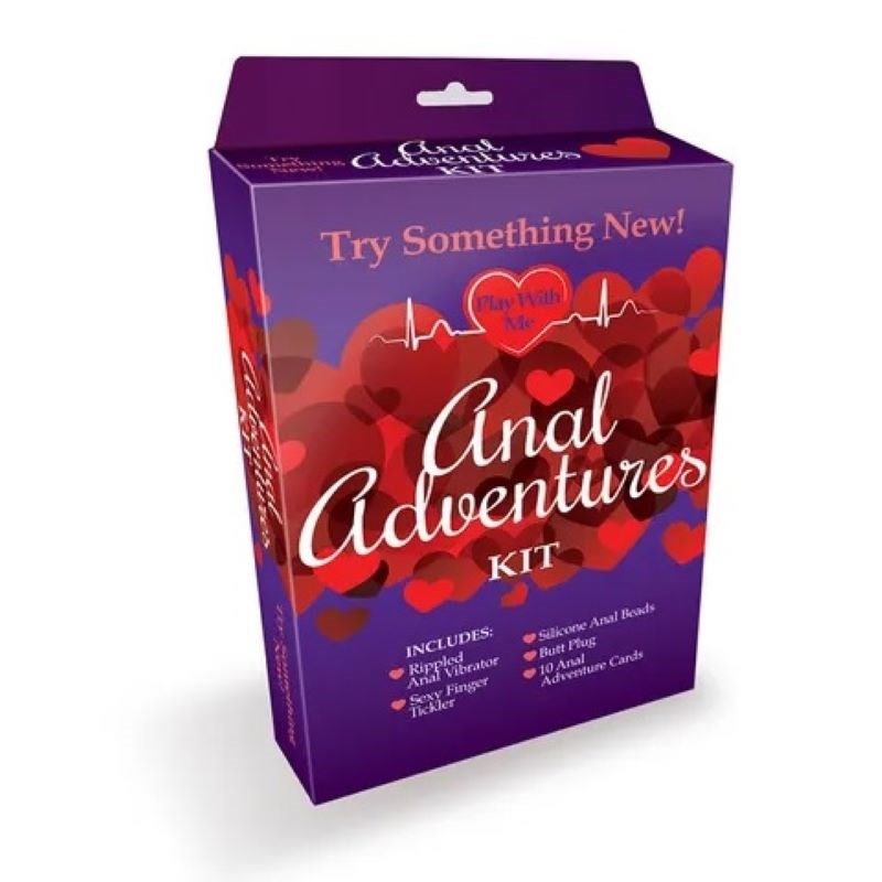 Play With Me Anal Adventures Kit - 6 Piece Set Sex Kits