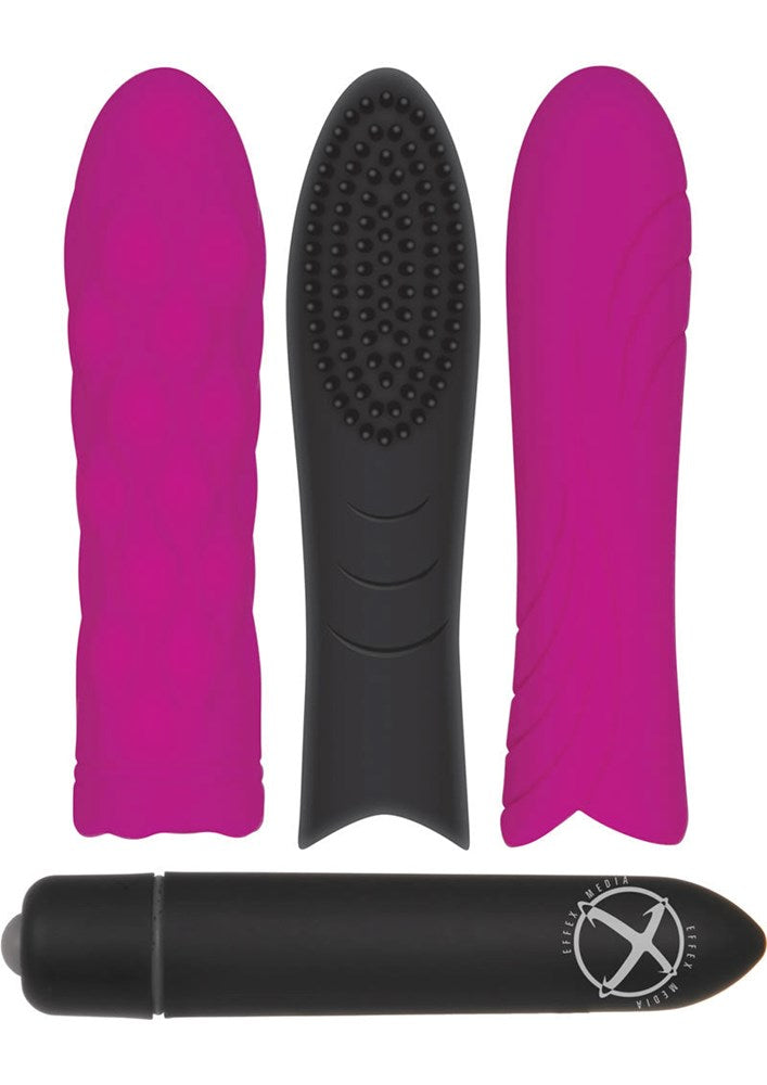 Pleasure Sleeve Trio with Bullet Bullet Vibrators