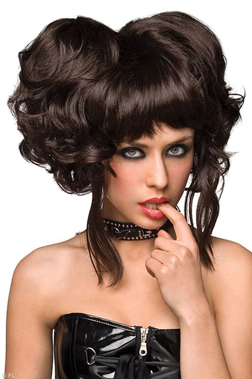 Pleasure Wigs Goth Zuki Wig Brown Fancy Dress Ups