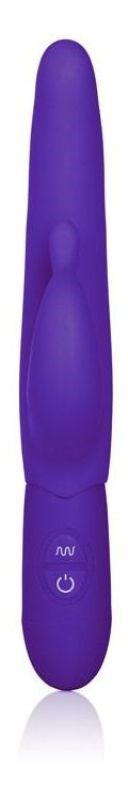 Posh 10-Function Silicone Teasing Tickler Purple - Rabbit Vibrators