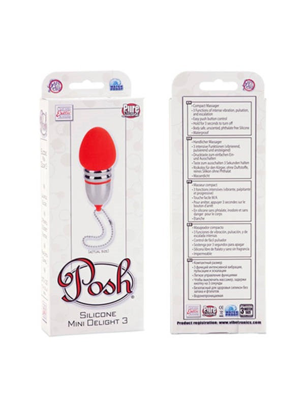 Posh Silicone Mini Delight 3 Bullet Vibrators