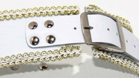 Posture Collar in White with O Ring Light - Fancy Dress Ups
