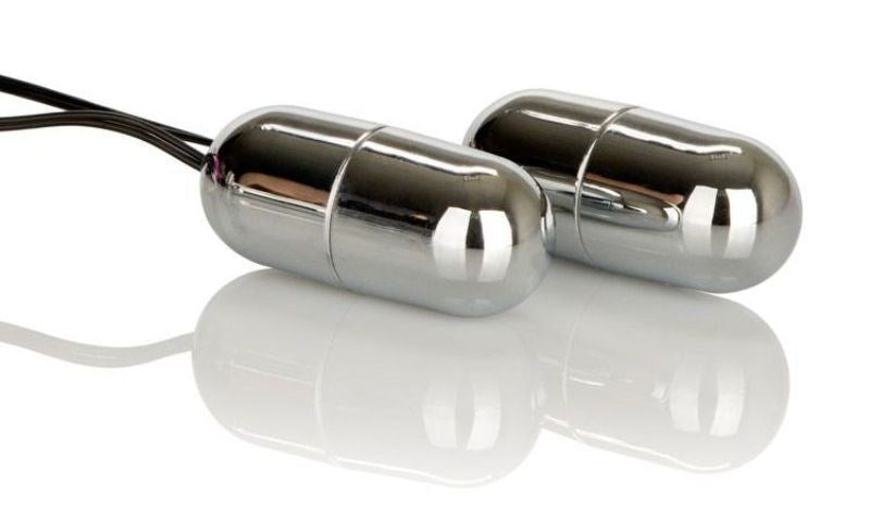 Power Play Dual Silver Remote Control Bullet Bullet Vibrators