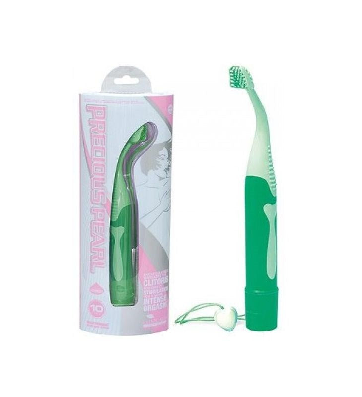 Precious Pearl Clitoral Stimulation Green G-Spot Vibrators