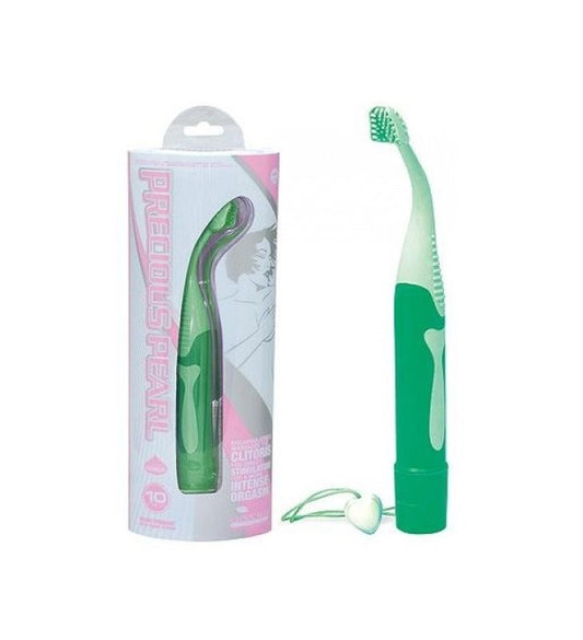 Precious Pearl Clitoral Stimulation Green - G-Spot Vibrators