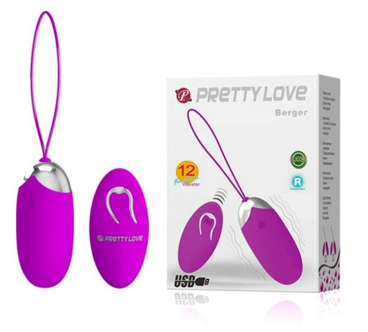 Pretty Love Berger Wireless Remote Control Egg - Remote Control Vibrators