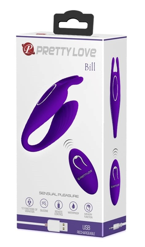 Pretty Love Bill Silicone Couples Vibrator Personal Massagers