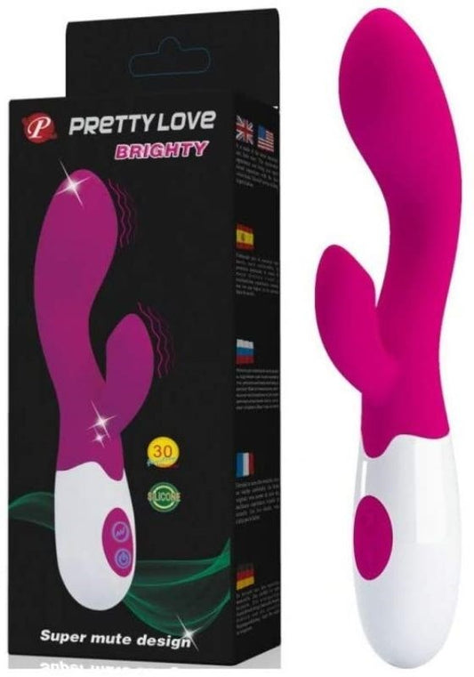 Pretty Love Brighty - Luxurious G-Spot Silicone Rabbit Vibrator - Rabbit Vibrators