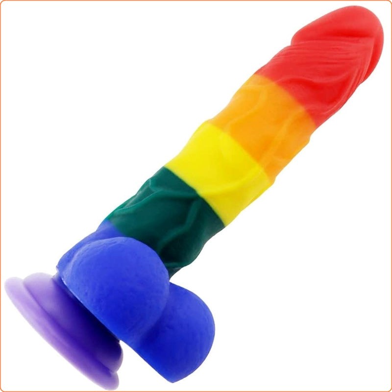 Pride Rainbows Dildo - 7.9 Inch Realistic Dildos