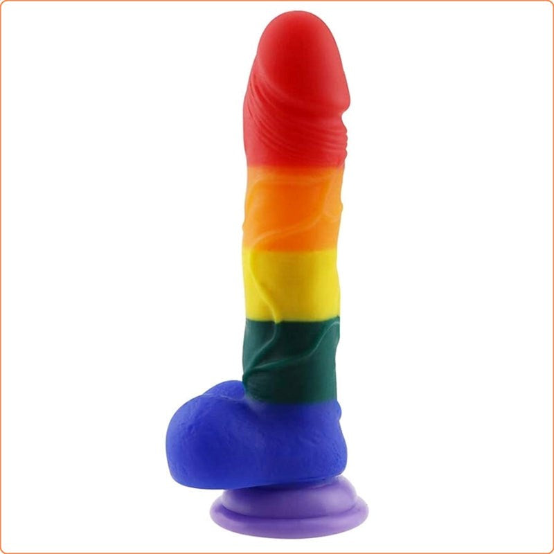 Pride Rainbows Dildo - 7.9 Inch Realistic Dildos