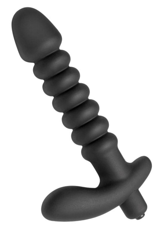 Prostatic Play Ribbed Silicone Prostate Vibe Prostate Toys