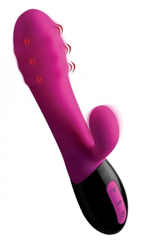 Pulsette 7x Pulsating Silicone Vibe - Rabbit Vibrators