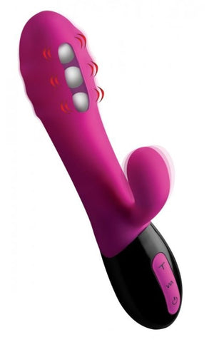Pulsette 7x Pulsating Silicone Vibe - Rabbit Vibrators