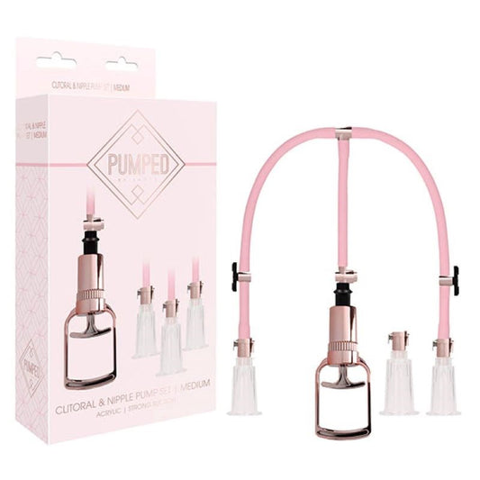 Elevate Your Intimate Experiences - PUMPED Clitoral & Nipple Pump Set Nipple and Clit Clamps