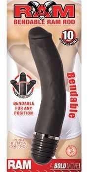 Ram Bendable Ram Rod - Vibrating Dildos