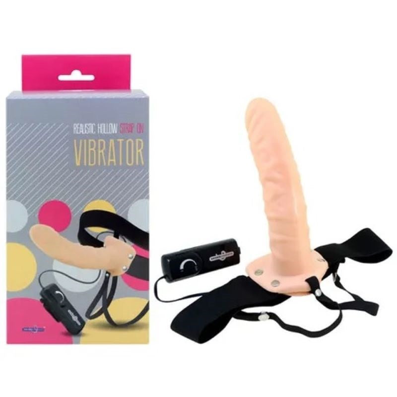 Realistic Hollow Strap-On Vibrator Realistic Dildos