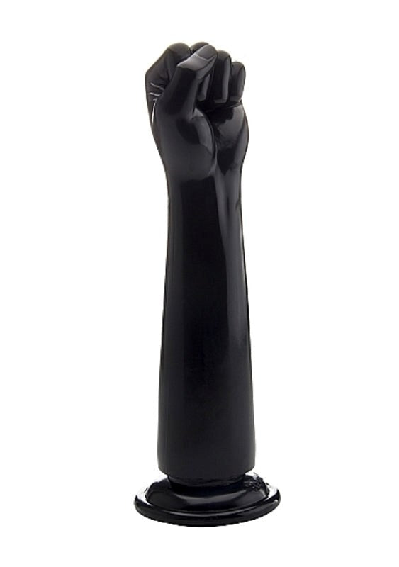 RealRock 12.8 inch Realistic Fist Black Realistic Dildos