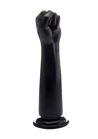 RealRock 12.8 inch Realistic Fist Black - Realistic Dildos
