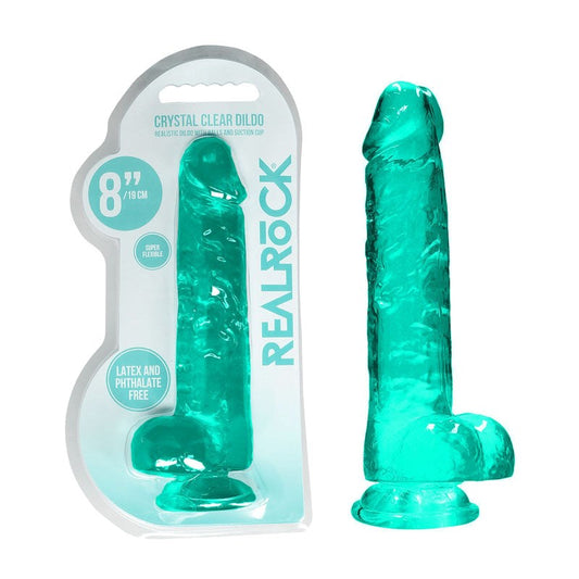 REALROCK 8 Inch Realistic Dildo With Balls - Realistic Dildos