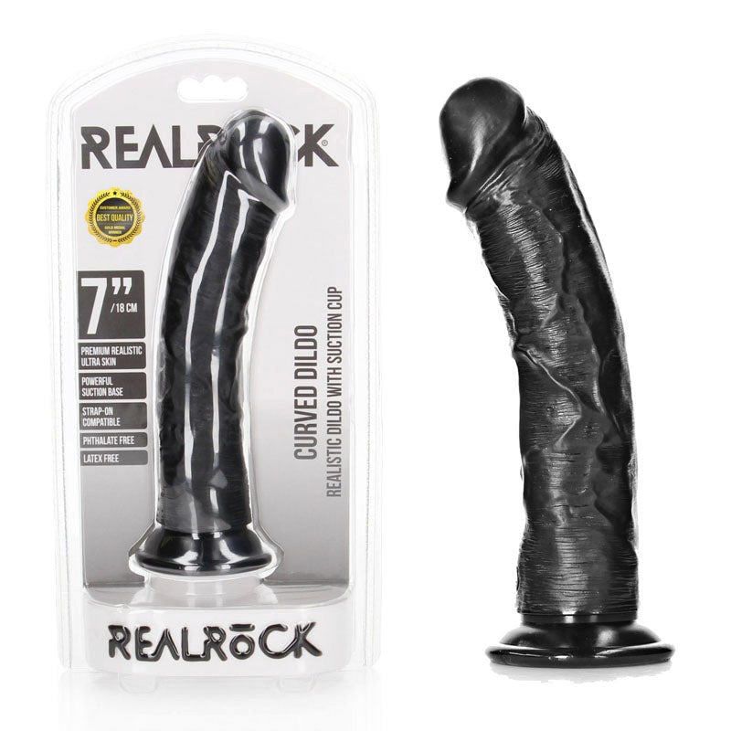 REALROCK Realistic Curved Dildo 18 cm Realistic Dildos