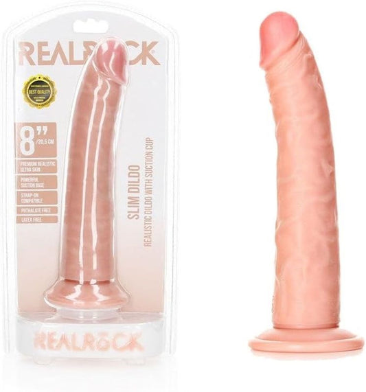 REALROCK Realistic Looking Slim Dildo 20.5 cm - Realistic Dildos