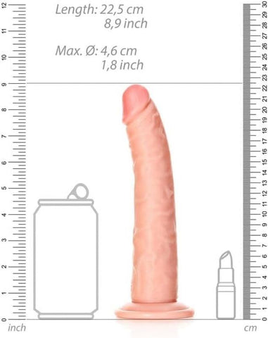 REALROCK Realistic Looking Slim Dildo 20.5 cm - Realistic Dildos