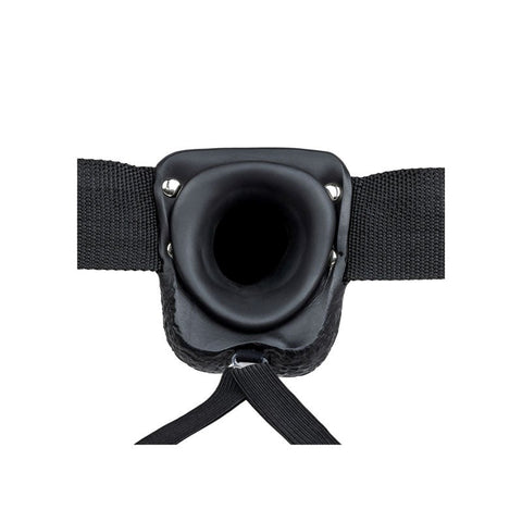 REALROCK Vibrating Hollow Strap-On - Pleasure Unleashed - Realistic Dildos