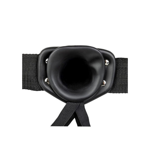 REALROCK Vibrating Hollow Strap-on - 15.5 cm - Realistic Dildos