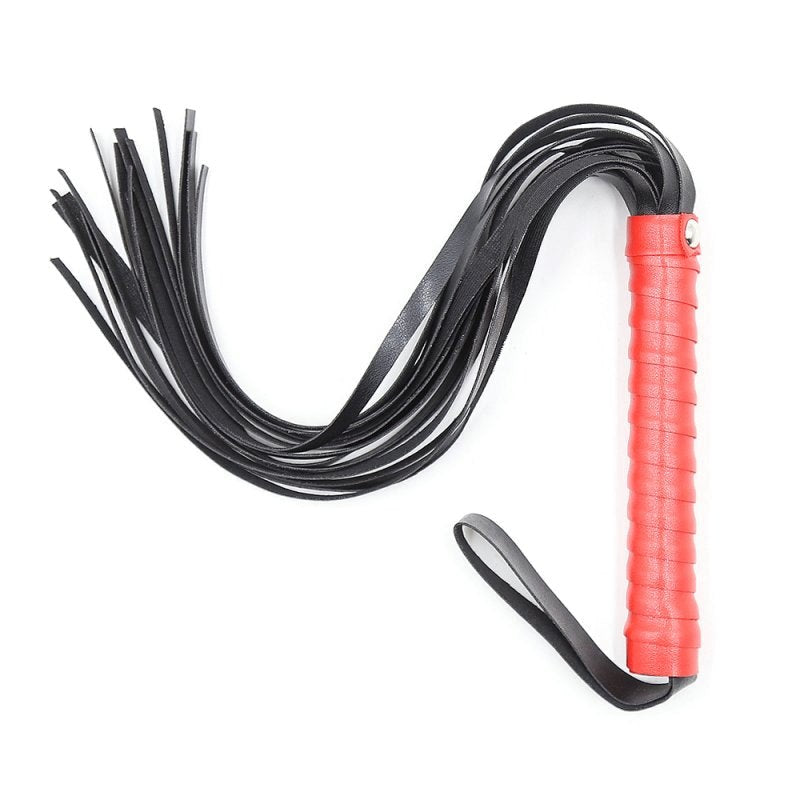 Red and Black Flogger Whips And Crops