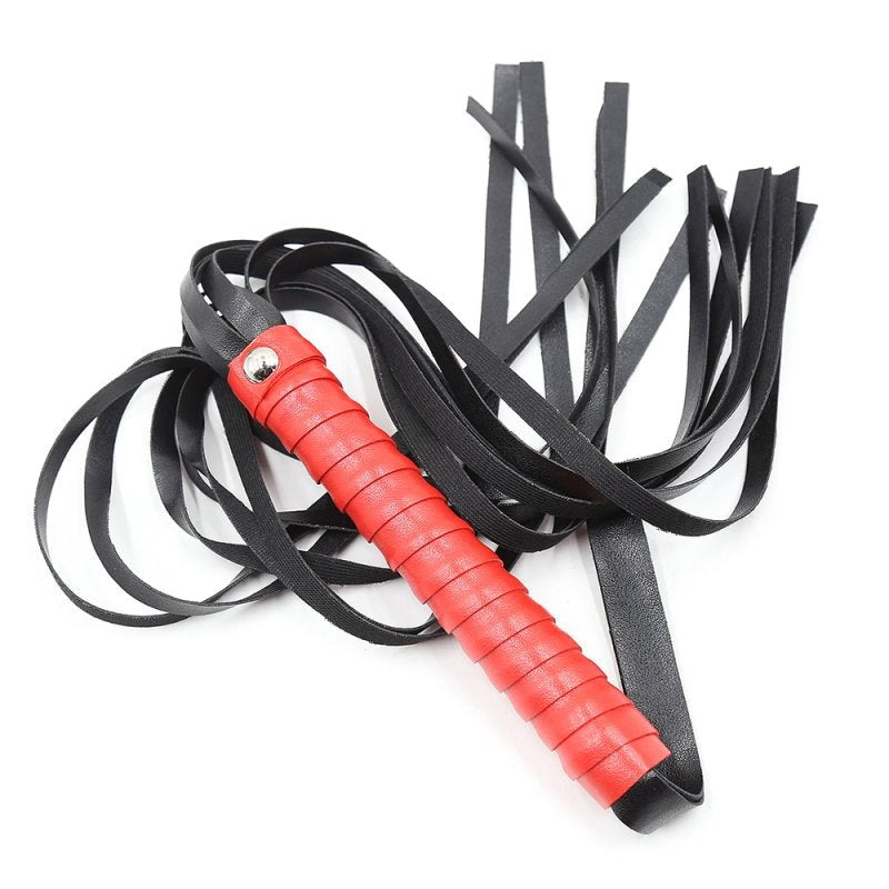 Red and Black Flogger Whips And Crops