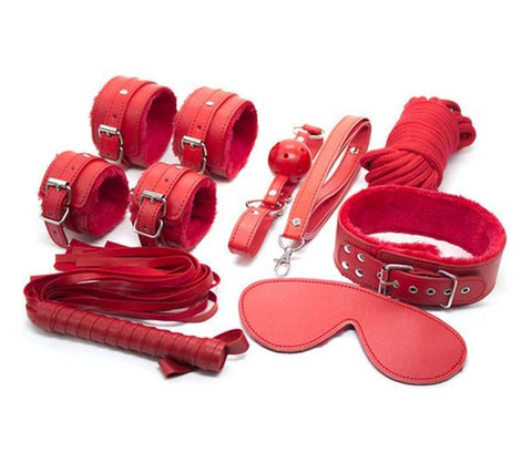 BDStyle's Deluxe Bondage Lovers Set - 7 Piece Kit - Bondage Kits