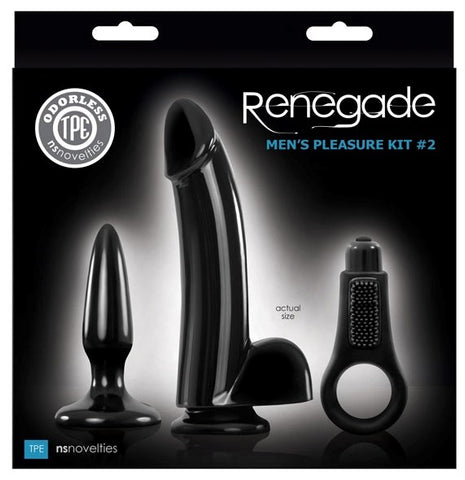 Renegade Mens Pleasure Kit No.2 Black - Sex Kits