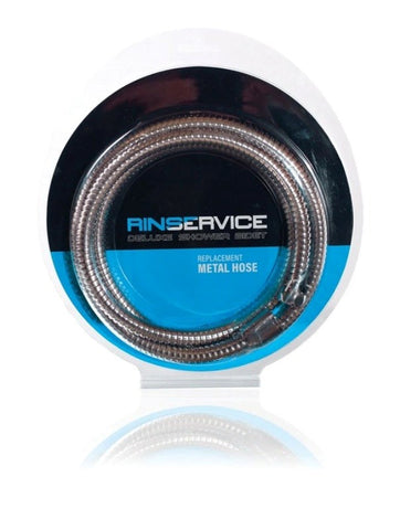 Rinservice Deluxe Shower Bidet Replacement Metal Hose - Enemas and Douches