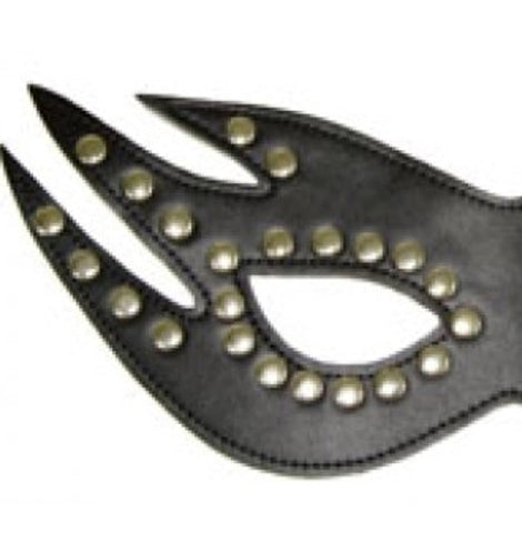 Risque Boutique Feline Mask with Studs Heavy - Fancy Dress Ups