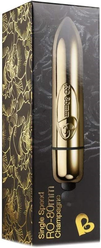 RO-80 Single Speed Champagne Gold Bullet Vibrators