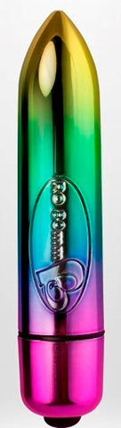 Rocks Off 7 Speed 80mm Rainbow - Bullet Vibrators