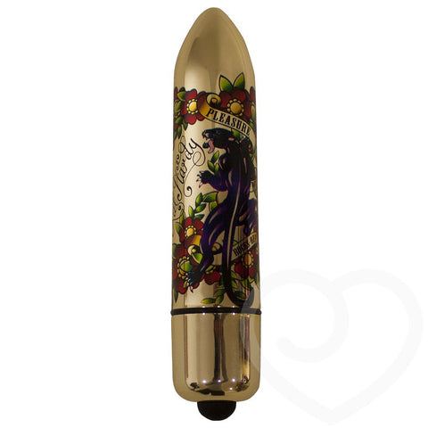 Rocks Off Erotic Ink 120mm 10 Speed Pleasure Me Panther - Waterproof Vibrators