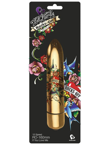 Rocks Off Erotic Ink 160mm 10 Speed If You Love Me - Bullet Vibrators